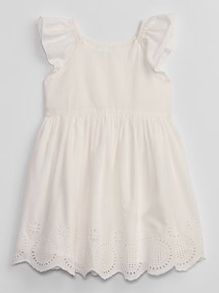 babyGap Flutter Eyelet Dress | Gap Factory