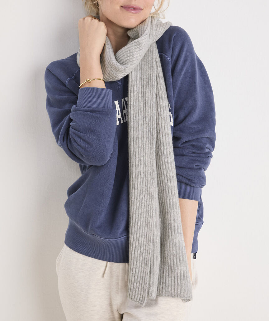 Cashmere Ribbed Scarf | vineyard vines