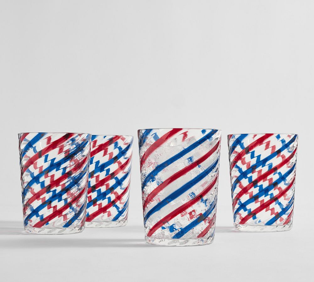 Americana Stripe Outdoor Tumblers | Pottery Barn (US)