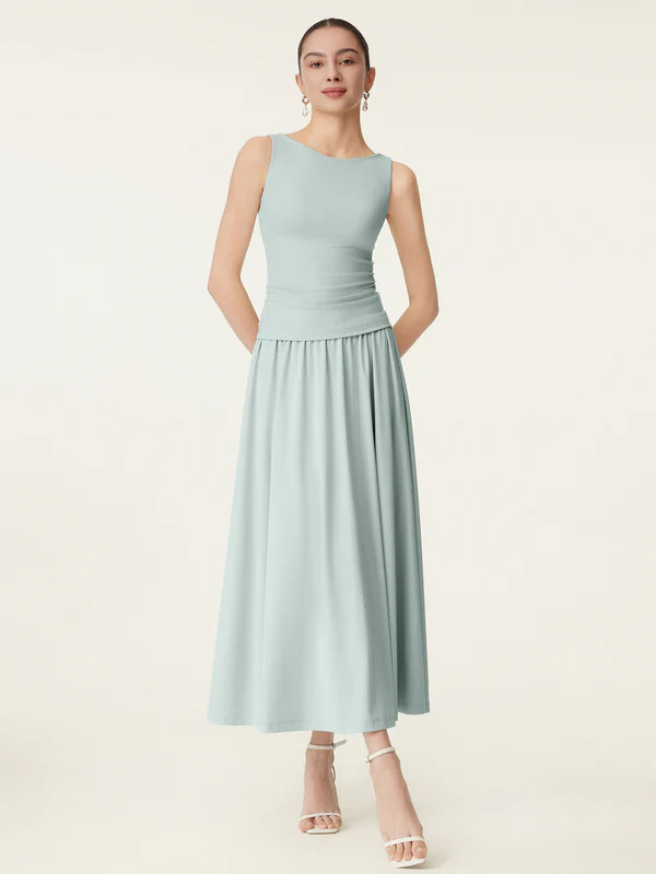 Umbrella Maxi Skirt with Pockets | OGLmove