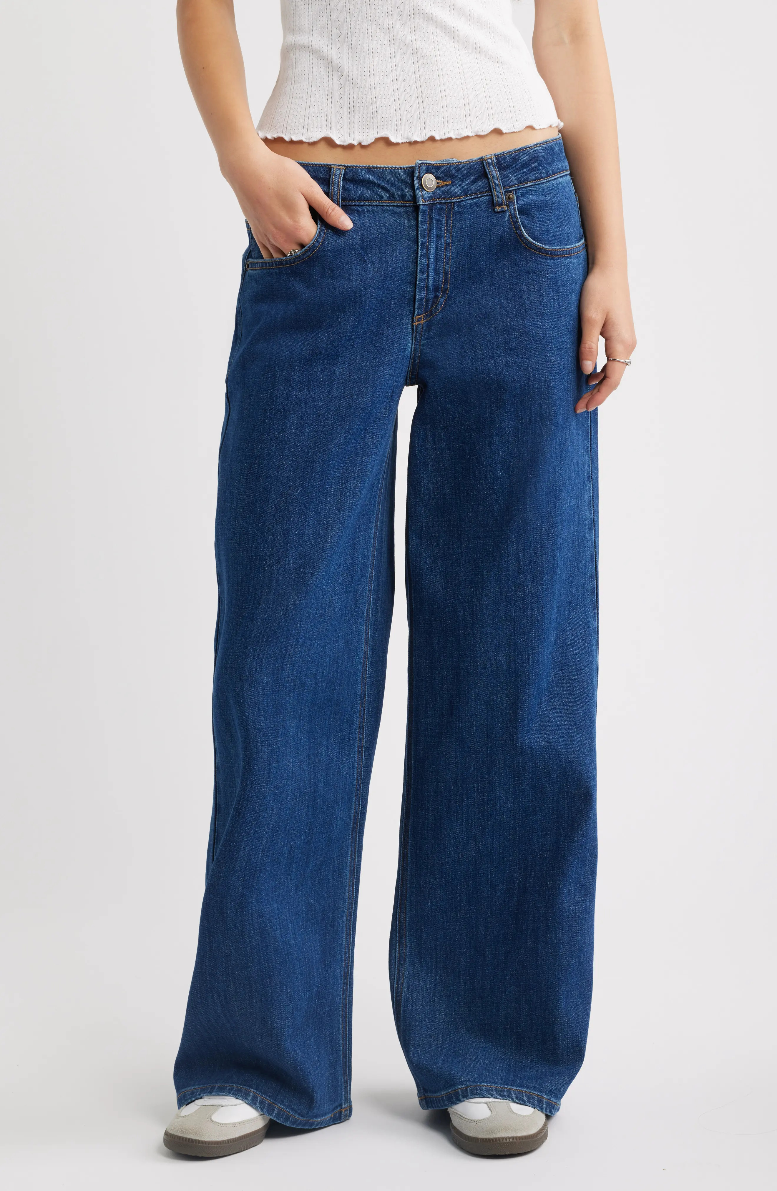 Low Rise Baggy Wide Leg Jeans (Women) | Nordstrom | Nordstrom