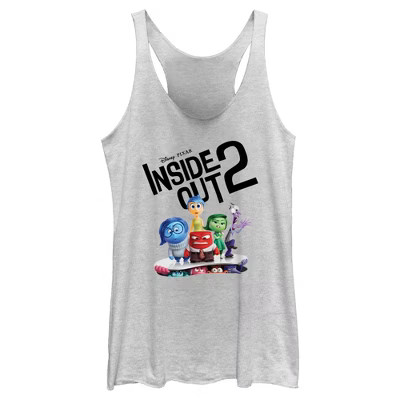 Women's Inside Out 2 Logo New Emotions Racerback Tank Top | Target