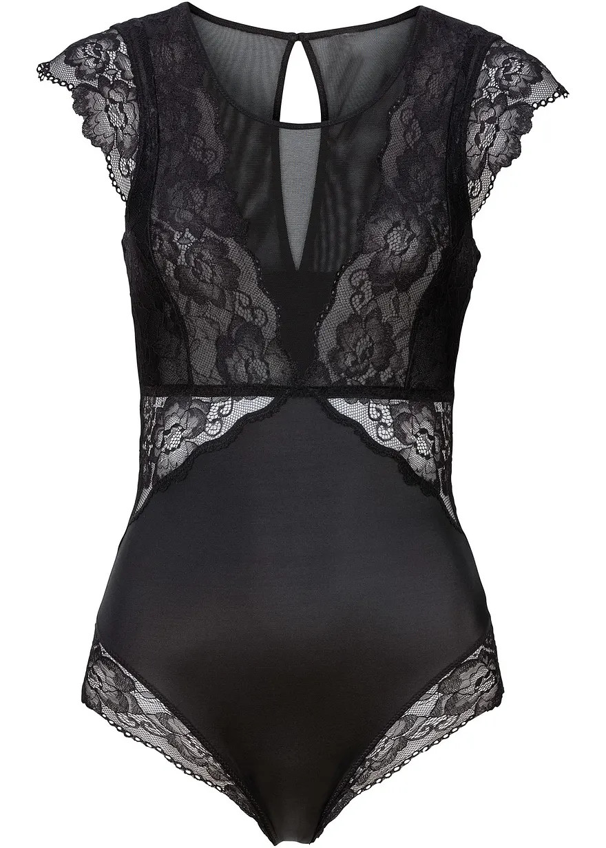 Body ohne B\u00fcgel mit zarter Spitze | Bonprix DE