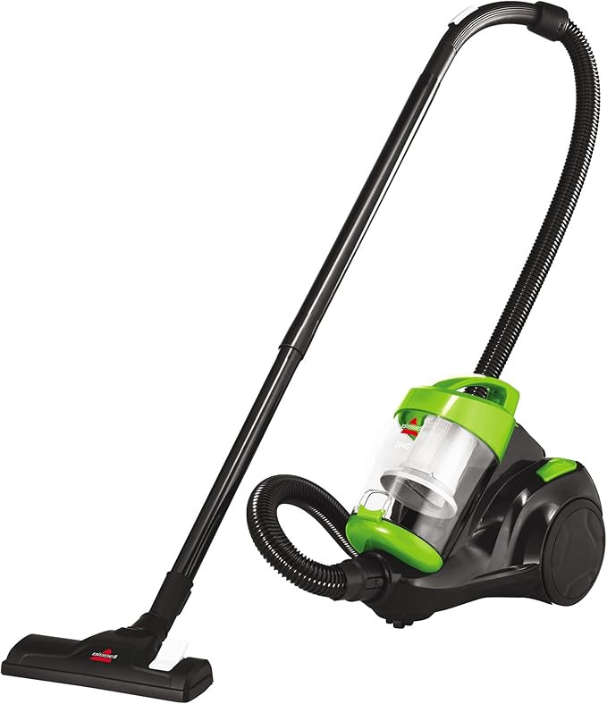 BISSELL Zing Lightweight, Bagless Canister Vacuum, 2156A,Black/Citrus Lime | Amazon (US)
