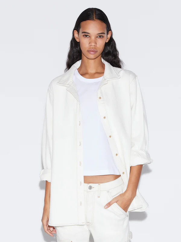 The Standard Shirt Ecru | Frame Denim