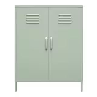 SystemBuild Evolution Bonanza Pale Green 2-Door Metal Locker Storage Cabinet DE42969 - The Home D... | The Home Depot
