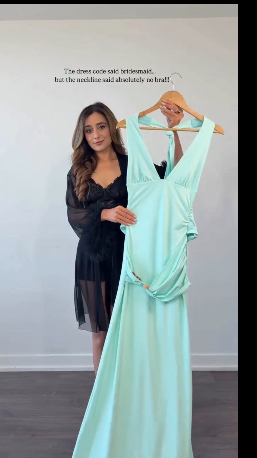The before and after 🤯👏
My bridesmaid dress plunges further than I expected, but Game Changer Lift Coverups saved the day! Left: the bra I almost wore. Right: Game Changer!! One of these made it into every photo and kept the girls secure for the entire event! 

#noodist #bridesmaid #weddingszn #braless

#LTKsummer #LTKstyletip #LTKwedding