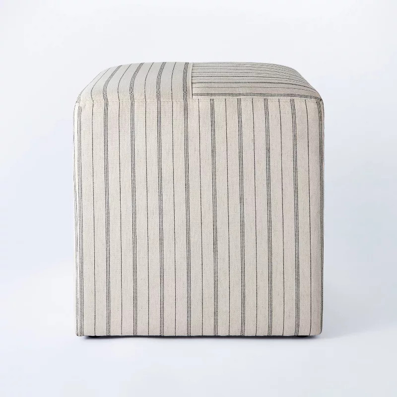 Lynwood Square Upholstered Cube - Threshold™ designed with Studio McGee | Target
