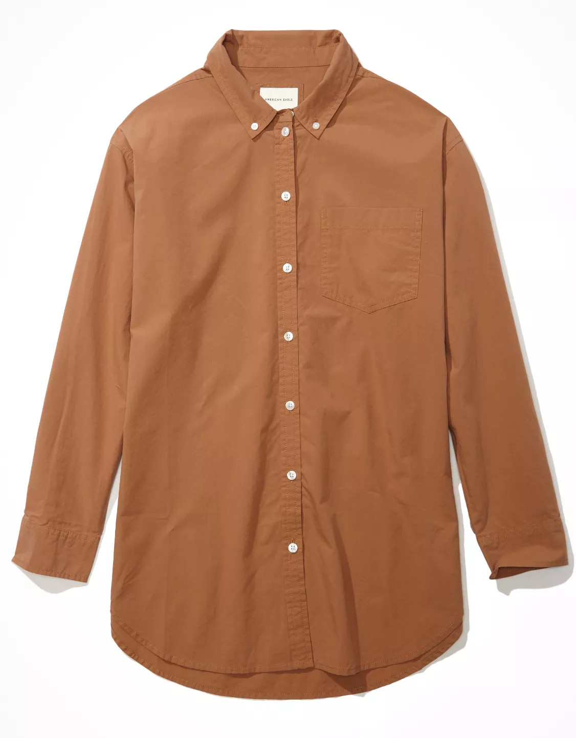 AE Oversized Oxford Button-Up Shirt | American Eagle Outfitters (US & CA)