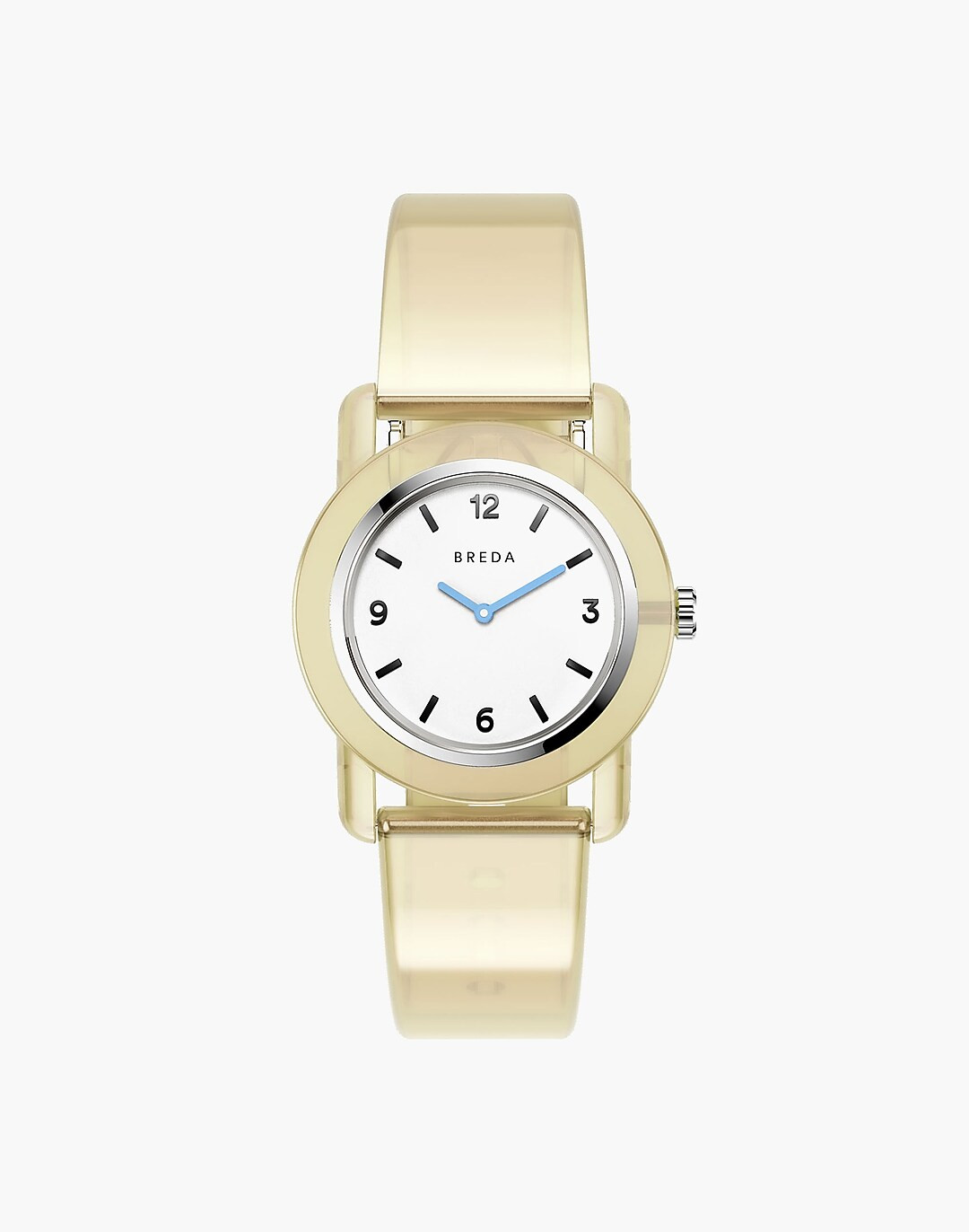 BREDA Unisex 'Play' Yellow Transparent Plastic Watch, 35mm | Madewell