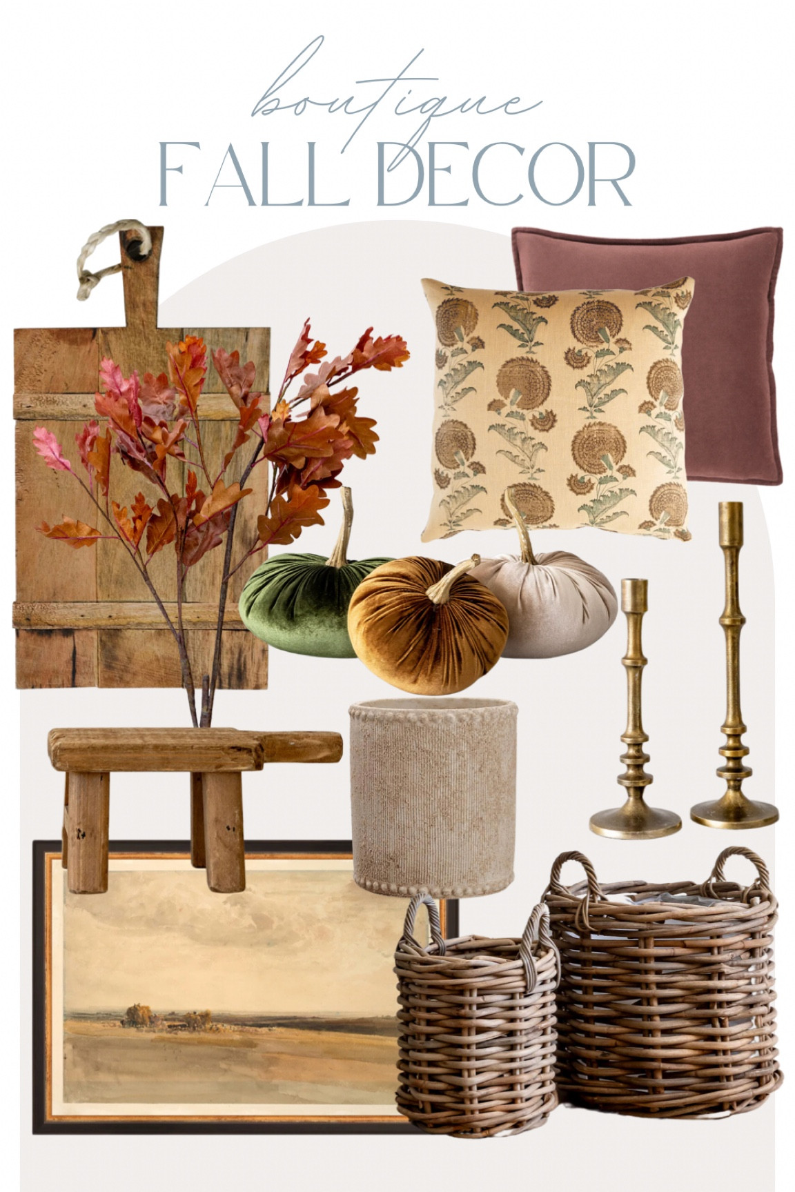 Boutique fall decor, fall home, fall decor, cozy home decor, woven tray, brass candlesticks, fall wreath, fall stems, fall florals, throw blanket, pumpkin candle, fall pillows 

#LTKhome #LTKSeasonal
