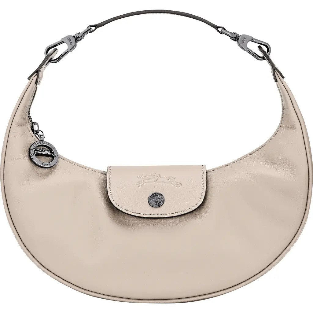 Longchamp Le Pliage Xtra Round Leather Top Handle Bag in Paper at Nordstrom | Nordstrom