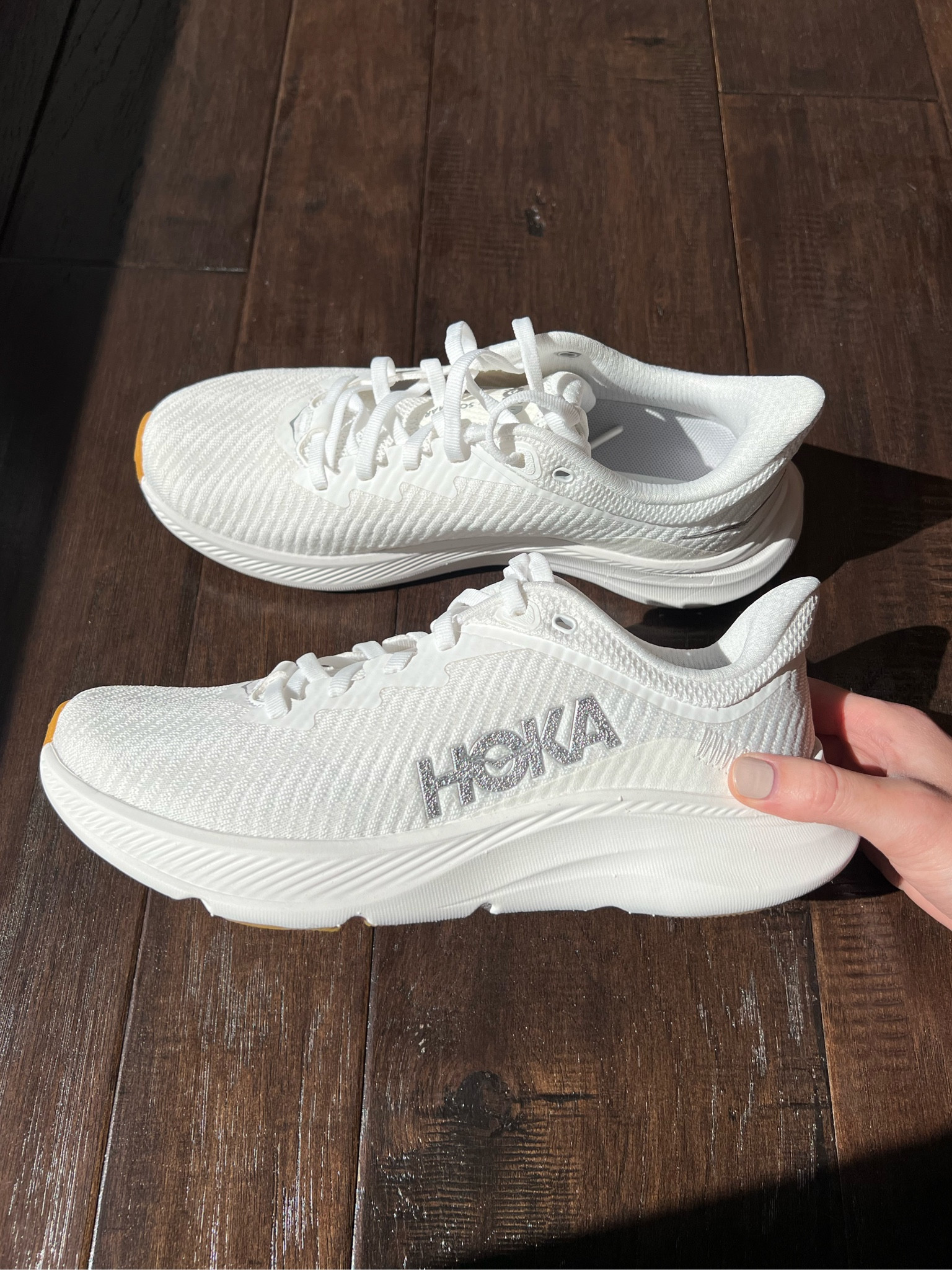 Hoka Solimar white tennis shoes! Fits TTS!

#LTKShoeCrush #LTKFitness #LTKStyleTip