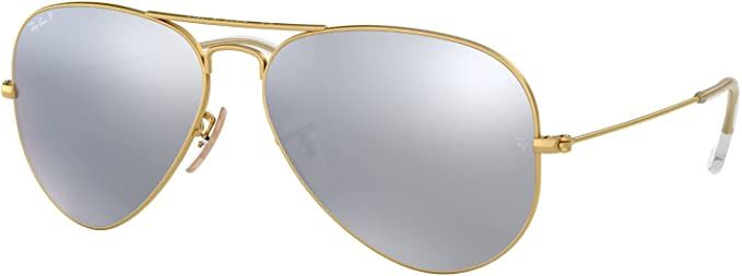 Ray-Ban Rb3025 Classic Polarized Aviator Sunglasses | Amazon (US)