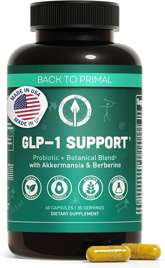 GLP-1 Support Capsules for Weight Loss & Appetite Control | Contains Akkermansia, Berberine, Inul... | Amazon (US)