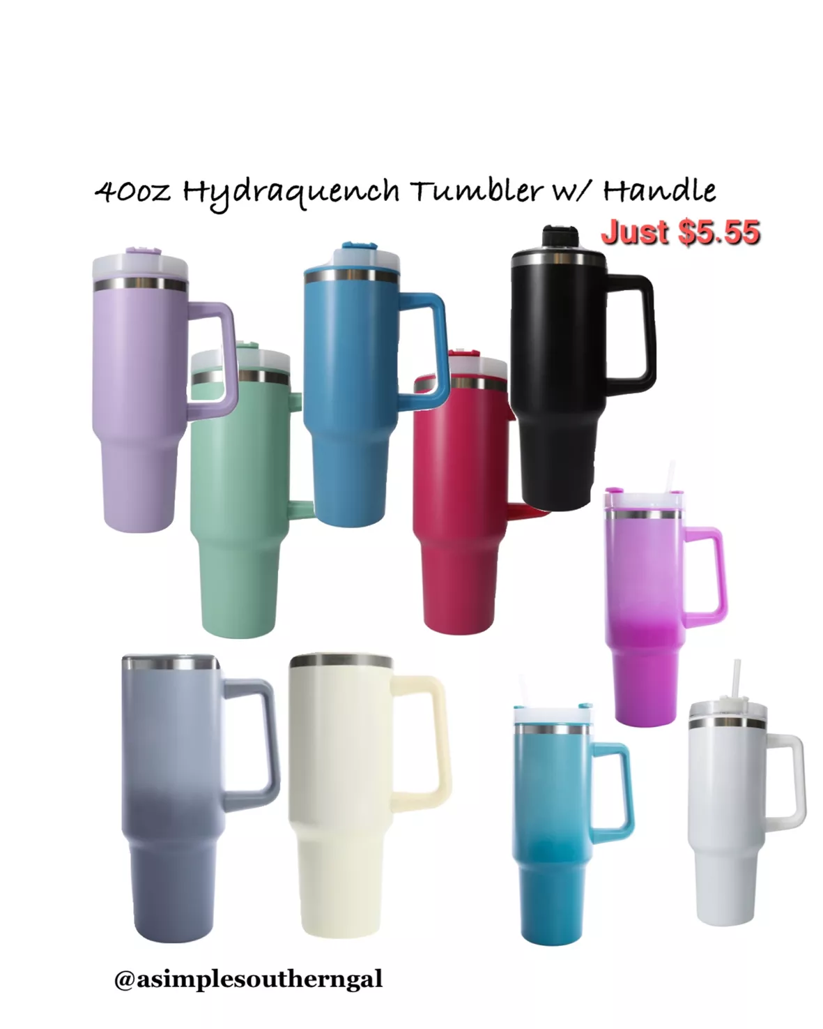 40oz hydraquench tumbler with handle, Five Below