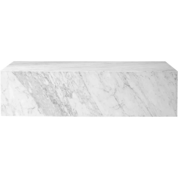 Genuine Marble Coffee Table - Carrara Marble | Walmart (US)