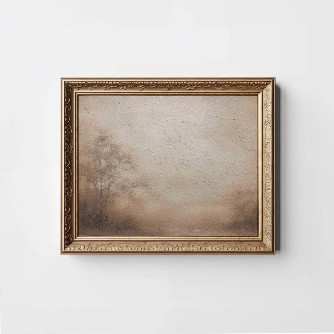 Beige Abstract Art, Moody Neutral Print, Landscape Watercolor Painting, Modern Organic Decor, Hor... | Etsy (US)