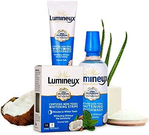 Lumineux Oral Essentials Teeth Whitening Kit - Includes 7 Treatments (14 Strips) | 1 Whitening Mo... | Amazon (US)
