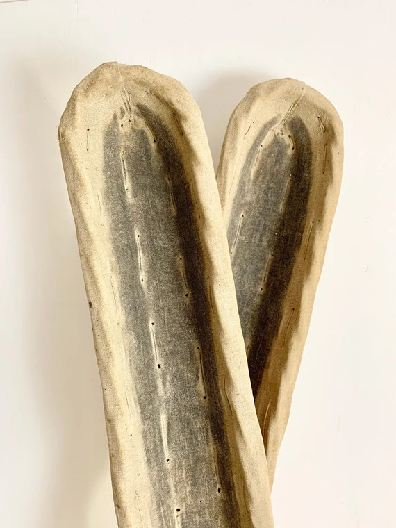 French Antique Baguette Basket - Linen Lined Bread Basket - Long Handwoven Baguette Basket - Vint... | Etsy (CAD)