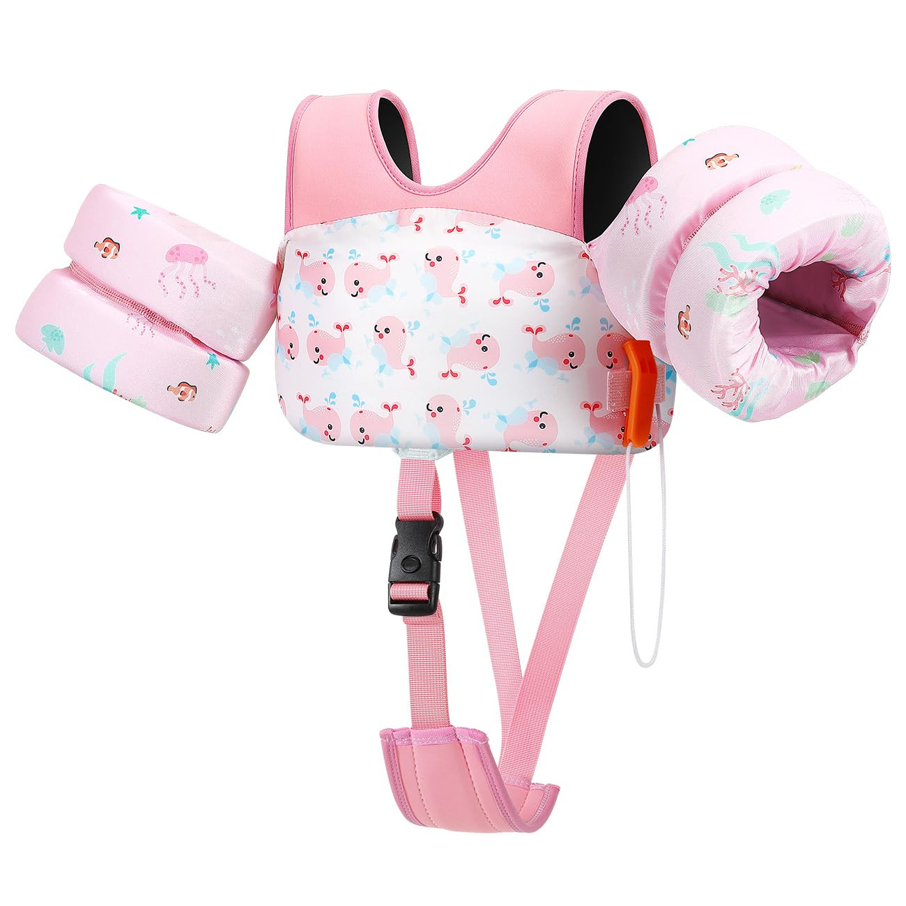 HeySplash Toddler Swim Vest, Toddler Floaties Fit 13-30/22-44 Lbs,Kids Swim Jacket with Adjustabl... | Amazon (US)