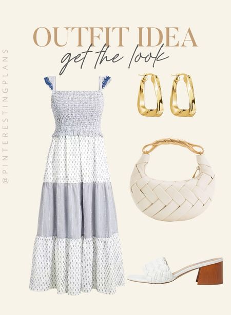 Outfit Idea get the look 🙌🏻🙌🏻

Summer dress, woven bag, earrings, sandals, summer fashion 

#LTKshoecrush #LTKstyletip #LTKSeasonal