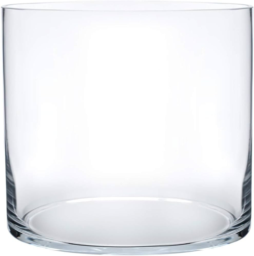 Royal Imports Flower Glass Vase Decorative Centerpiece for Home or Wedding - Cylinder Shape, 5"x5... | Amazon (US)