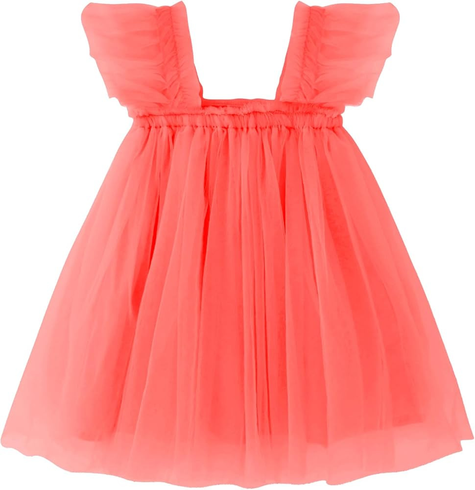 AGQT Baby Girls Tutu Dress Sleeveless Toddler Infant Tulle Tutu Layered Lace Mini Dresses Size 9M... | Amazon (US)