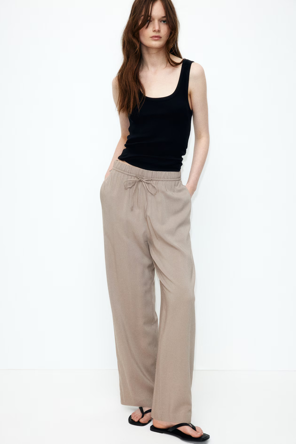 Wide-cut Pull-on Pants | H&M (US + CA)