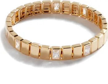 Cubic Zirconia Tile Stretch Bracelet | Nordstrom