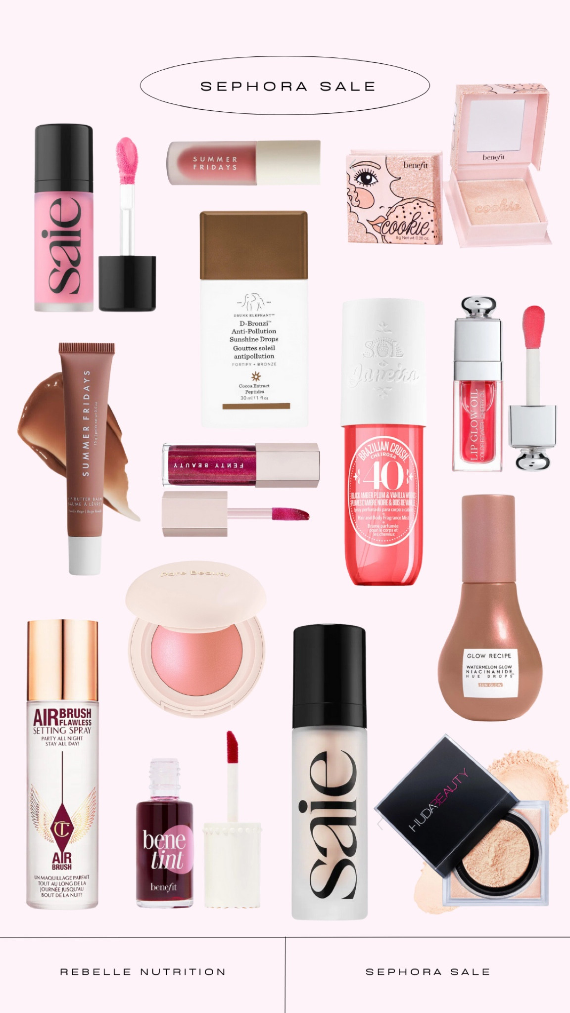 Sephora sale is open NOW for Rouge members! Score 20% off sitewide with code YAYSAVE! If you're a VIB or Beauty Insider, sale opens to you on 4/9! 

I rounded up some of Sephora's best selling makeup and skincare products to help you save big on your favorites or try something new for cheap! 

Charlotte Tilbury Flawless Filter, Drunk Elephant Bronzing Drops, Saie Glowy Gel, Saie liquid blush, Rare Beauty blush, Benefit highlighter, Benefit lip tint, Dior Lip oil, Summer Fridays lip oil, Summer Fridays lip balm, Huda beauty setting powder, Fenty Beauty lip gloss, Sol de Jainero mist, Glow Recipe bronzing drops and more!

#LTKxSephora #LTKbeauty #LTKsalealert
