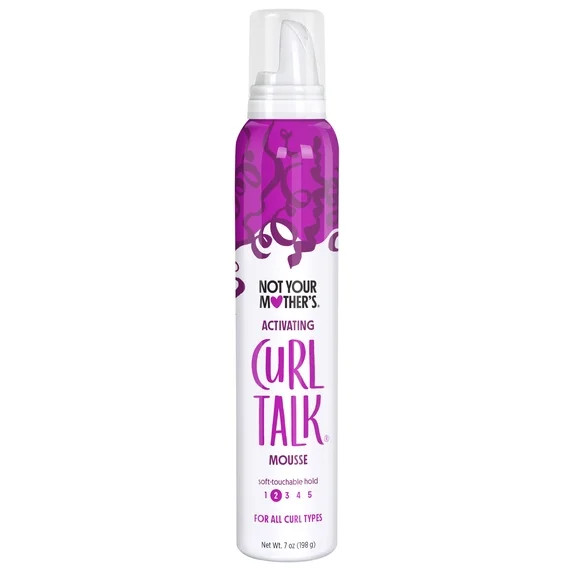 Not Your Mother's Curl Talk Curl Activating Hair Mousse for Lightweight Hold, 7 oz - Walmart.com | Walmart (US)