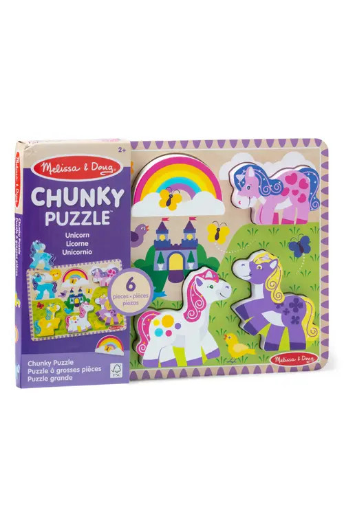 Melissa & Doug Unicorn Chunky Peg Puzzle at Nordstrom | Nordstrom