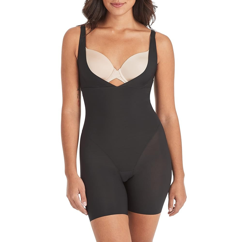 Maidenform Women's Shapewear Tummy Control Bodysuit, Tummy Control Body Suit, High-Waist Thigh Sl... | Amazon (US)