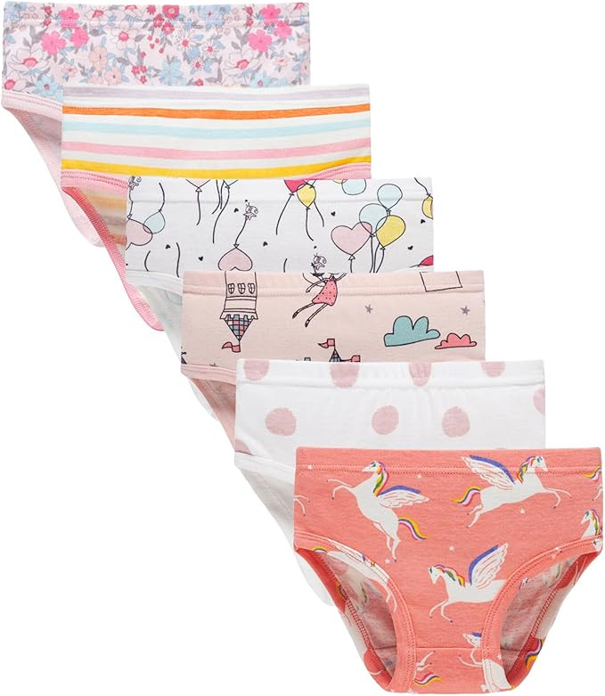 Sladatona Little Girls Soft Underwear Toddler Kids Breathable Comfort Panties       Send to Logie... | Amazon (US)