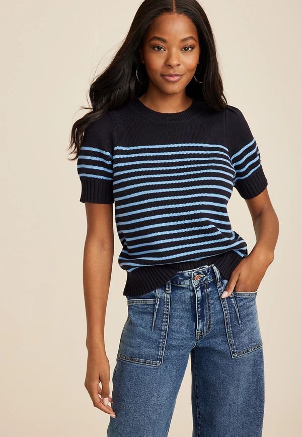 Mariner Striped Sweater | Maurices