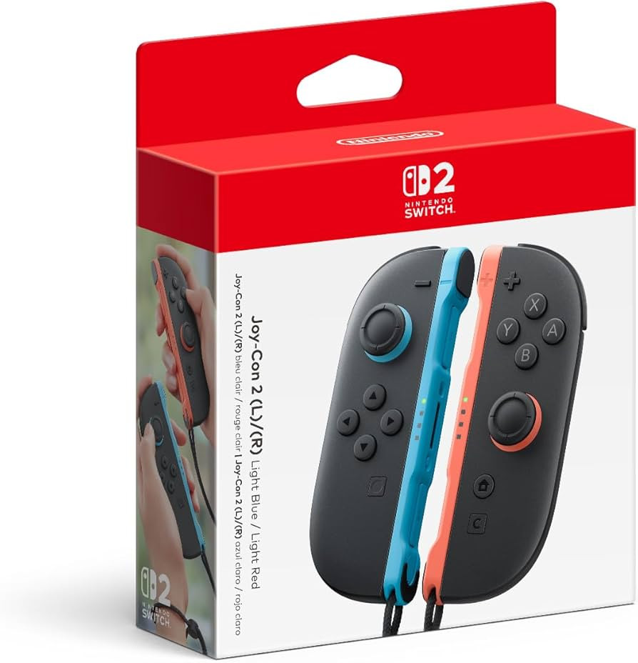 Nintendo Joy-Con 2 (L)/(R) Light Blue/Light Red | Amazon (US)
