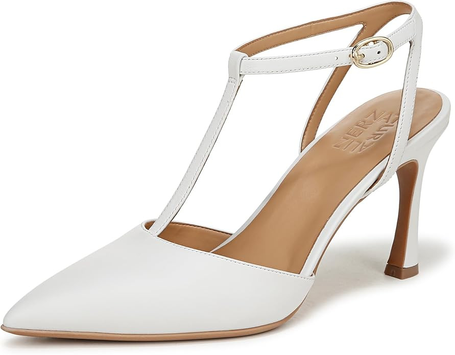 Naturalizer Womens Astrid Pointed Toe T-Strap Pump | Amazon (US)