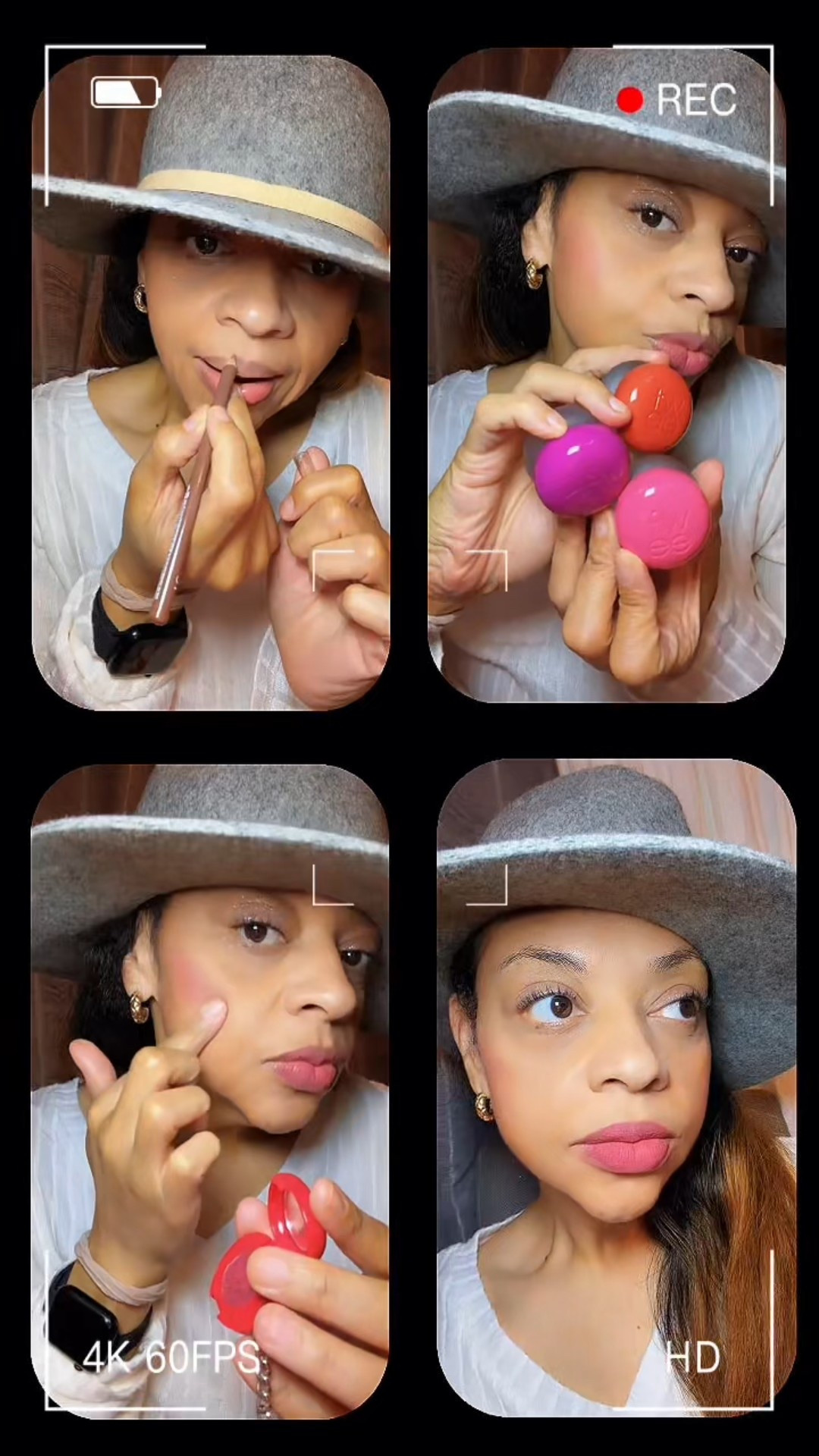 Soft glam but make it fun ✨
Wearing Fwee Pudding Pot for that blurred, juicy finish paired with an e.l.f. lip liner to define the lips just right. Added a little sparkle on the eyes and topped it off with a hat because effortless is the goal 🤍
Fwee Beauty
Elf Cosmetics 
Everything I’m wearing is linked below 👇
#SoftGlam #SparkleEyes #EverydayMakeup

#LTKgrwm #LTKBeauty #LTKOver40