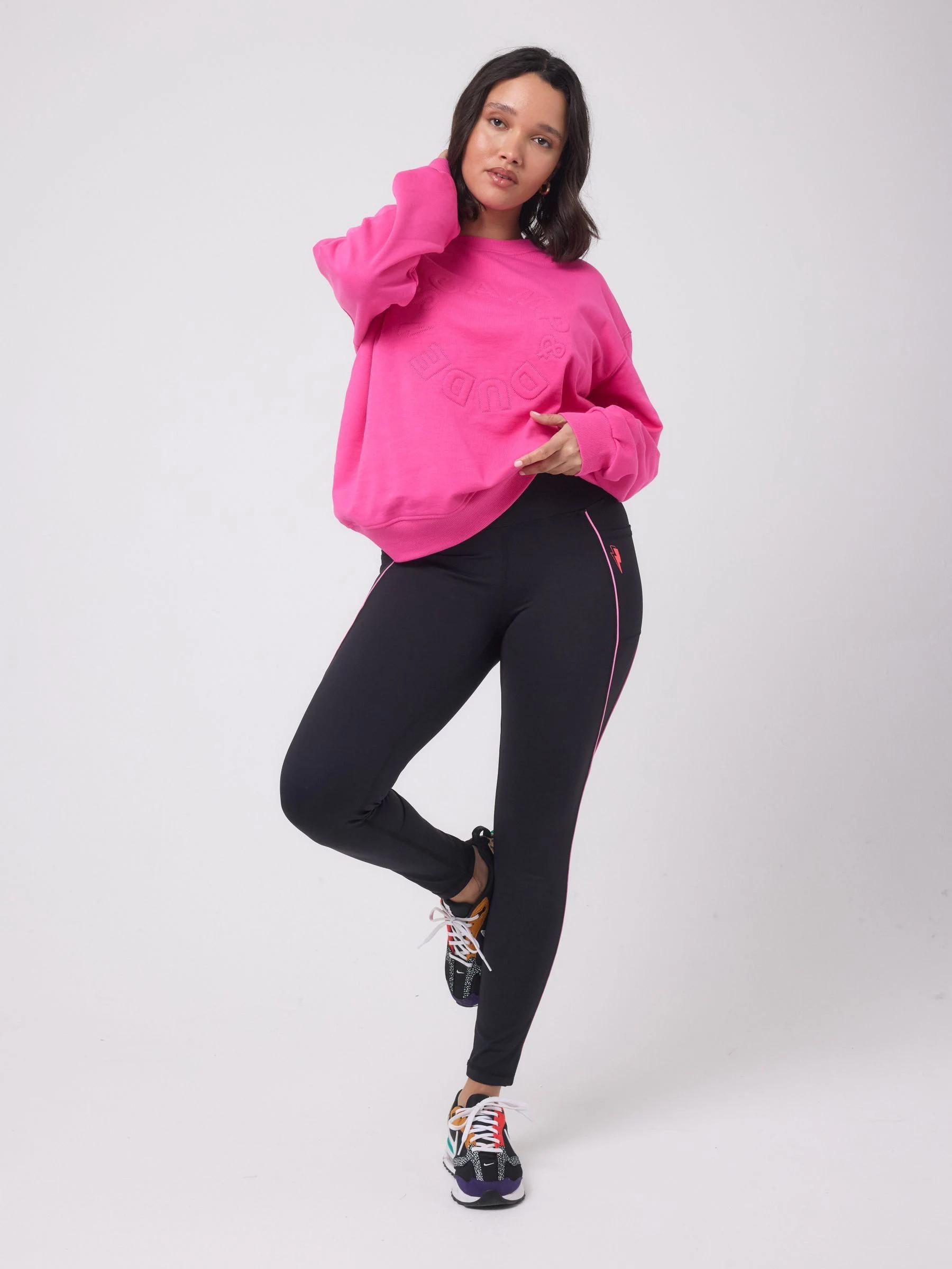 SCAMP & DUDE SCAMP & DUDE Black Full Length Active Leggings with Pockets | Next US
