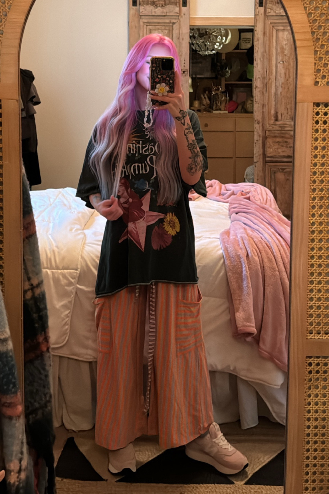 oversized tee for life 
Wearing S/M made to be oversized