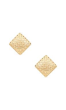 Capri Square Studs
                    
                    EMMA PILLS | Revolve Clothing (Global)