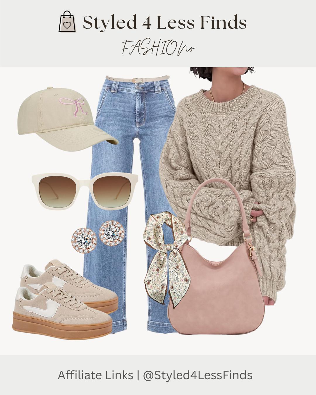 One of my favourite sweaters from Amazon 🤍 Perfect for running errands or brunch with friends — and it’s on sale right now!

Style Tip: Add a scarf to any bag to instantly elevate your look. 

 #LTKcanada #LTKjeans #LTKover50style