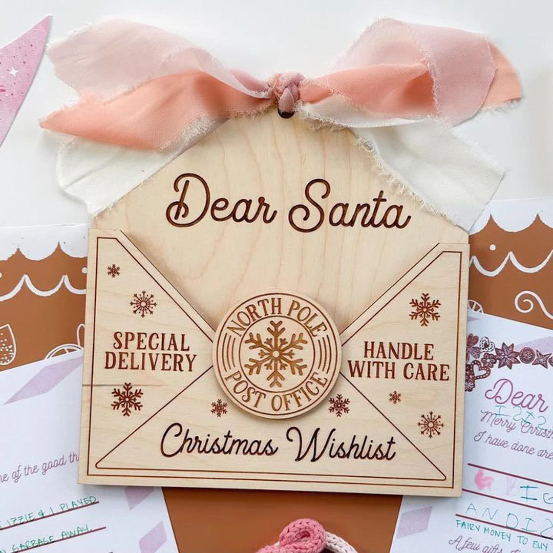 Santa Magic Letter Envelope | Santa Decor | Christmas Decor | Letter to Santa | Santa | Christmas... | Etsy (US)