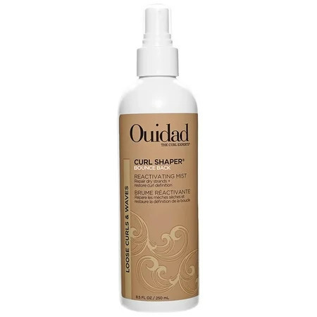 Ouidad Curl Shaper Bounce Back Curly Hair Spray, Frizz Control & Dry Hair Treatment, 8.5 oz | Walmart (US)