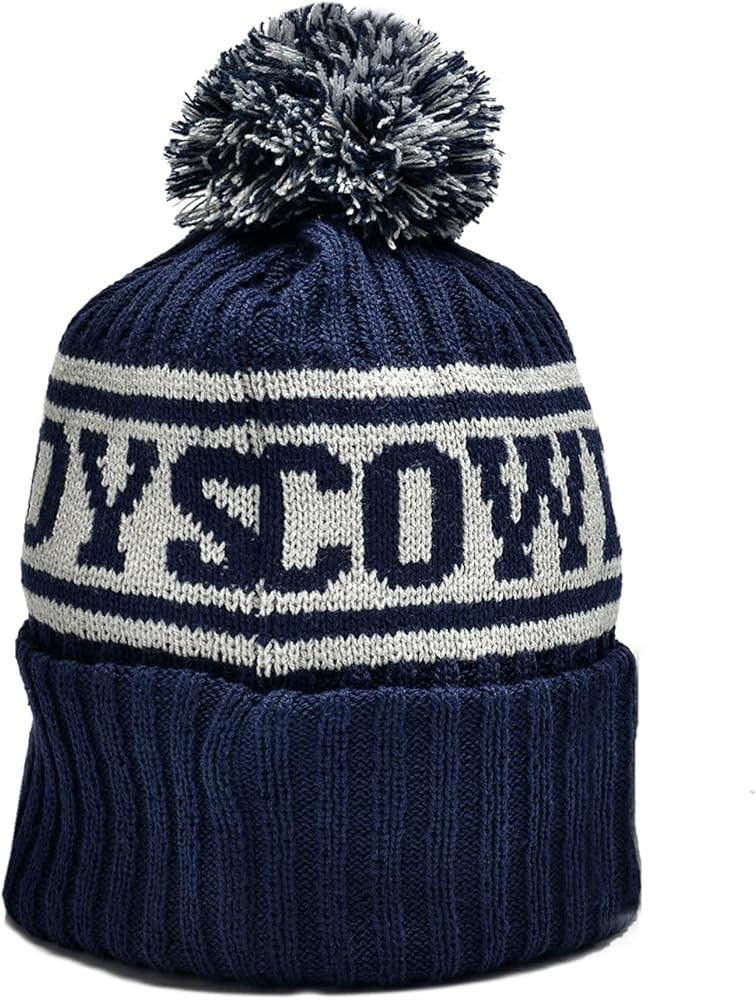 Football Beanie Hat Football Knit Hats Winter Hat Beanie Cap Sport Fans Fashion Toque Cap | Amazon (US)