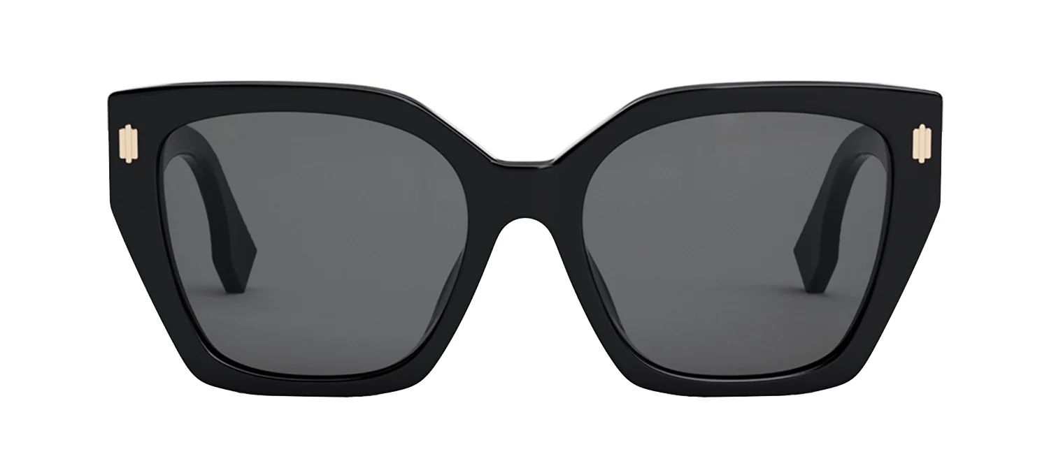 Fendi FENDI BOLD FE40070I 01D Cat Eye Polarized Sunglasses | SOLSTICE