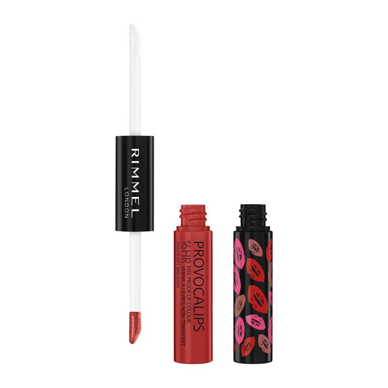 Rimmel London Provocalips 16HR Kiss Proof Lip Colour, Heart Breaker, 0.14 oz | Walmart (US)
