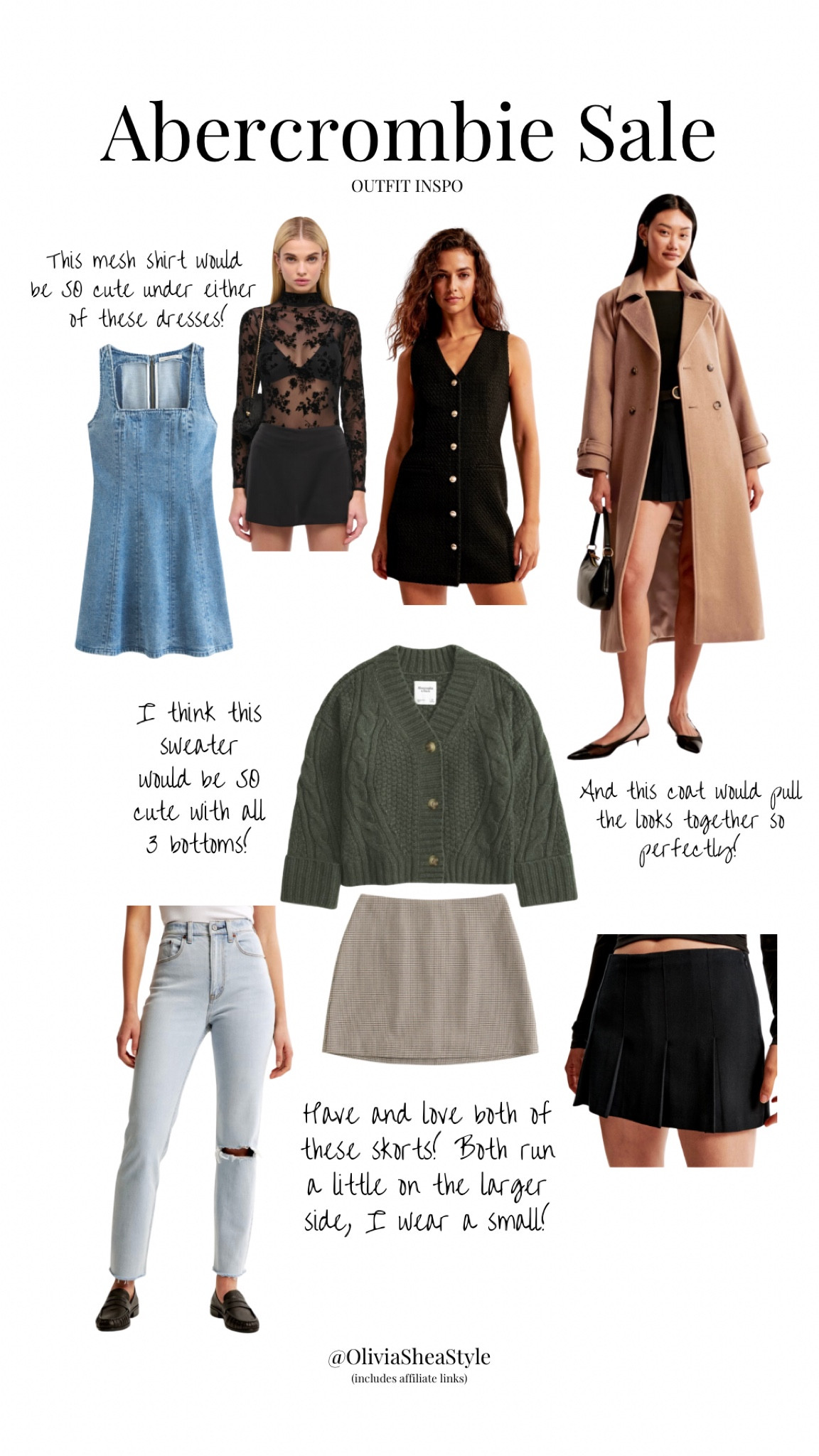 Put together these outfits while shopping the sale and think they’d be SO cute! I love a lace top under a short sleeve dress and this cardigan would look adorable with the straight leg ankle jeans or either of the two skorts!

#LTKSaleAlert #LTKFindsUnder50 #LTKFindsUnder100