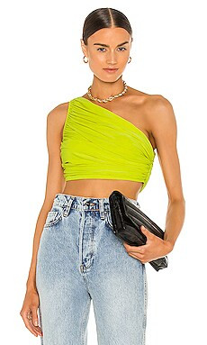 Norma Kamali x REVOLVE Diana Top in Spring Green from Revolve.com | Revolve Clothing (Global)